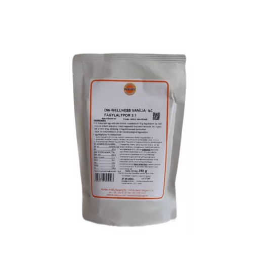 Dia-Wellness vanília fagylaltpor 250 g/cs