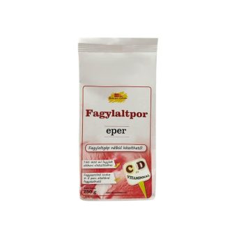 Tejszínes eper fagylaltpor m-gel 250 g/cs