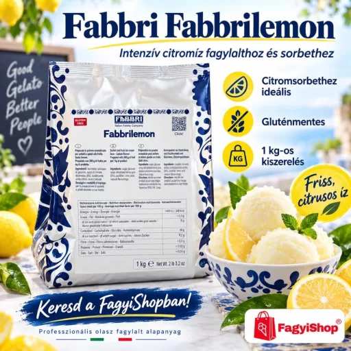 FABBRI Fabbrilemon ízesítőpor 1 kg/cs