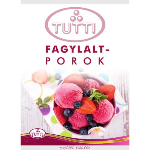 TUTTI Csokoládé csavaros és gombócos fagylalt készítéséhez egyaránt alkalmas fagylaltpor.