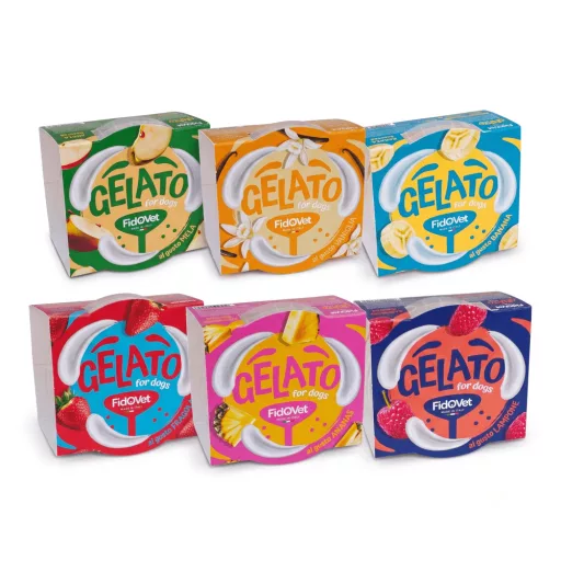 FidOVet Gelato olasz málnás ízű kutyafagyi 40 g