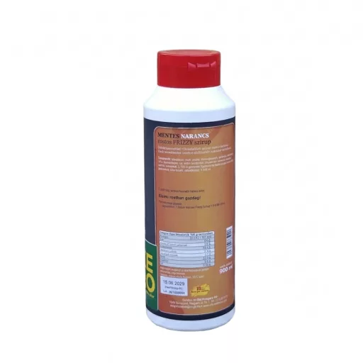 MENTES Narancs Frizzy rostos szirup 0,9 kg
