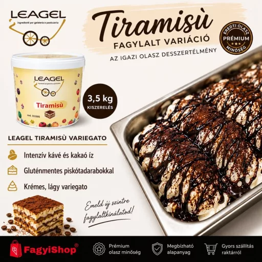 Leagel Tiramisu fagylalt variegátó 3,5 kg