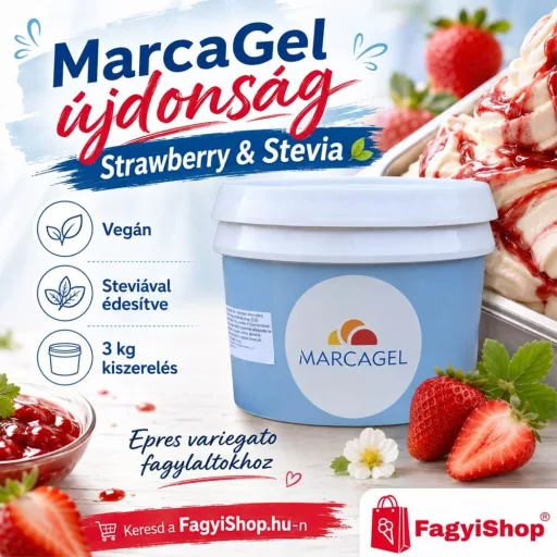 Marcagel Stevia Eper cukormentes variegátó