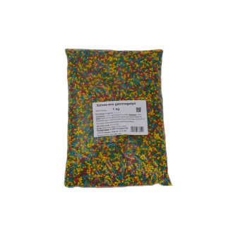 Gabonagolyó színes-mix kimért golyódísz szórás