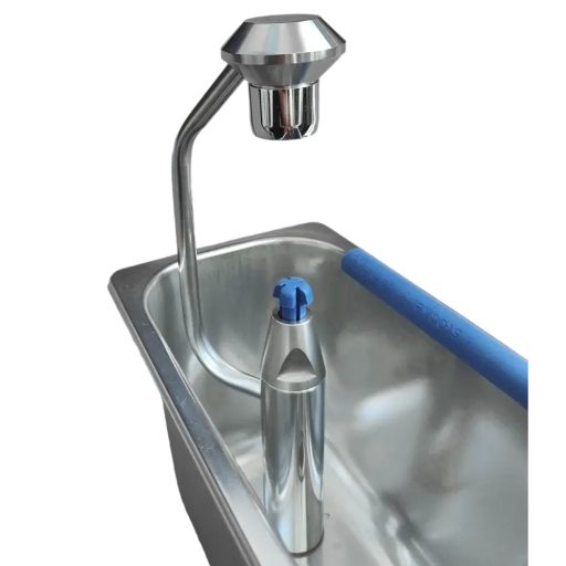 Stöckel kanálmosó rozsdamentes tusos és szárítós