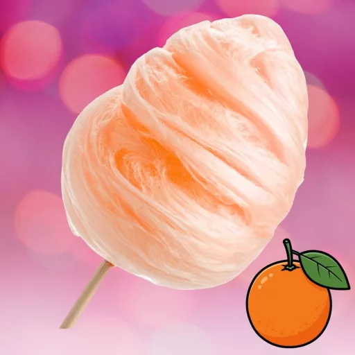 Narancs ízű Flossine vattacukor ízesítő aroma 450g
